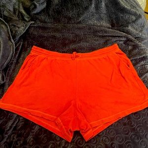 Old Navy 3x shorts. Faded red color.